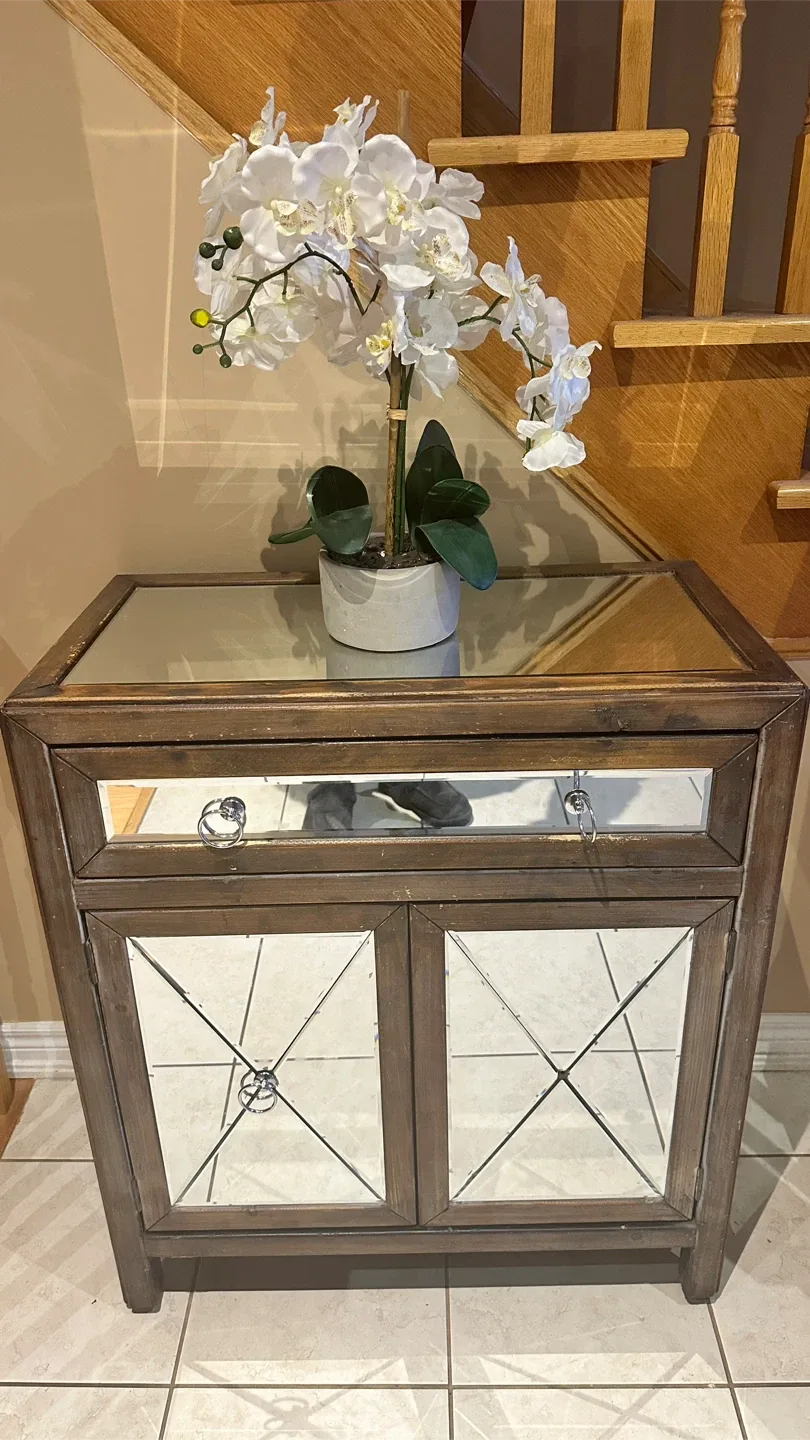 Mirrored Accent Cabinet