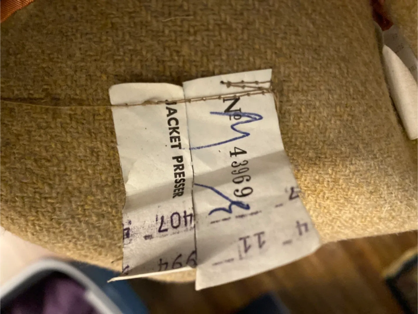 Vintage Wool Blend Coat, Beige image indicator(3)