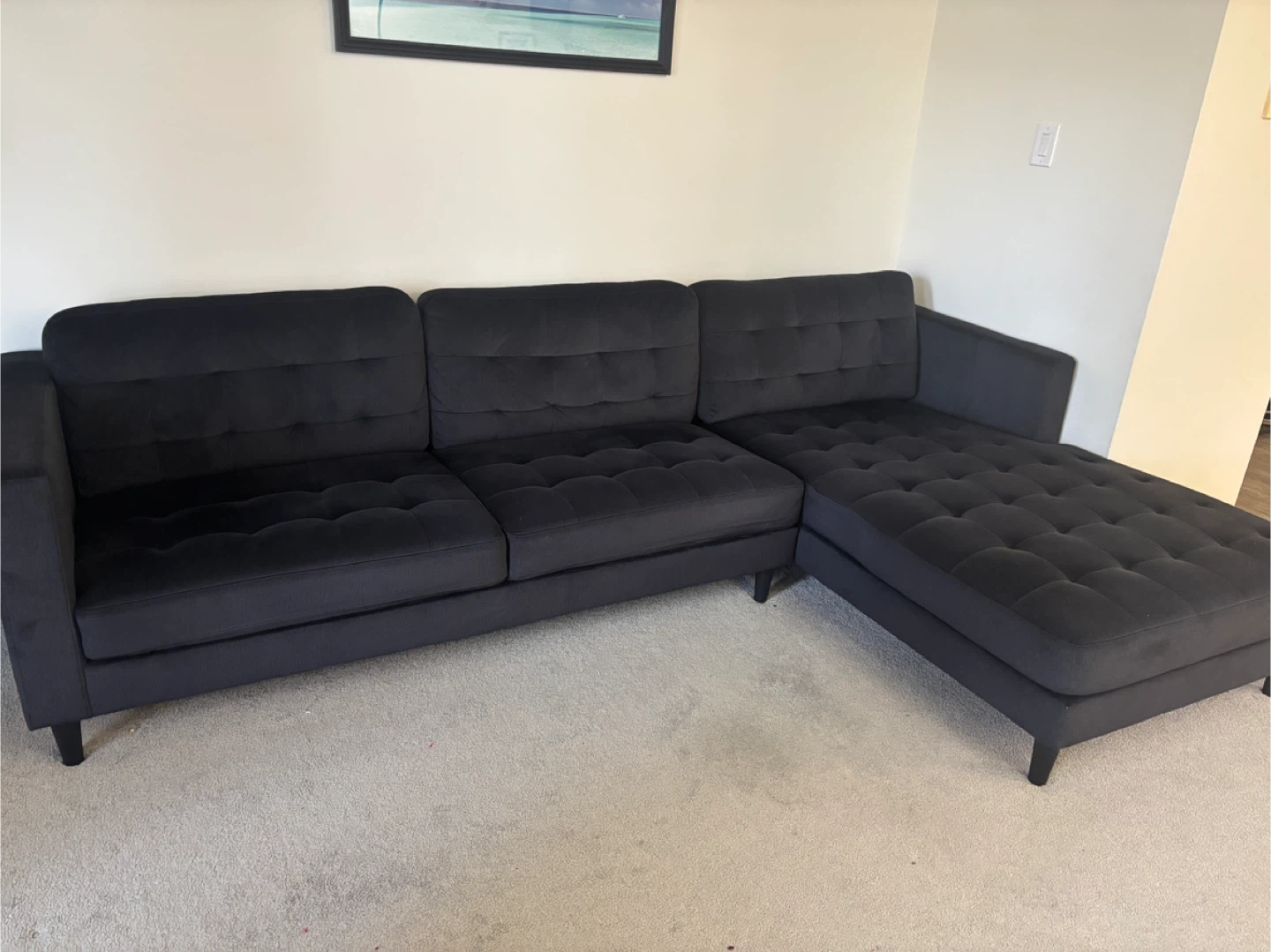 L shaped Sectional Sofa - photo 5