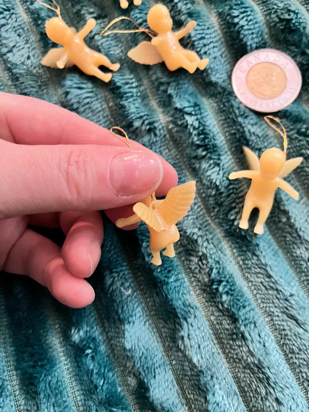 Tiny Vintage Angel Ornaments image indicator(3)