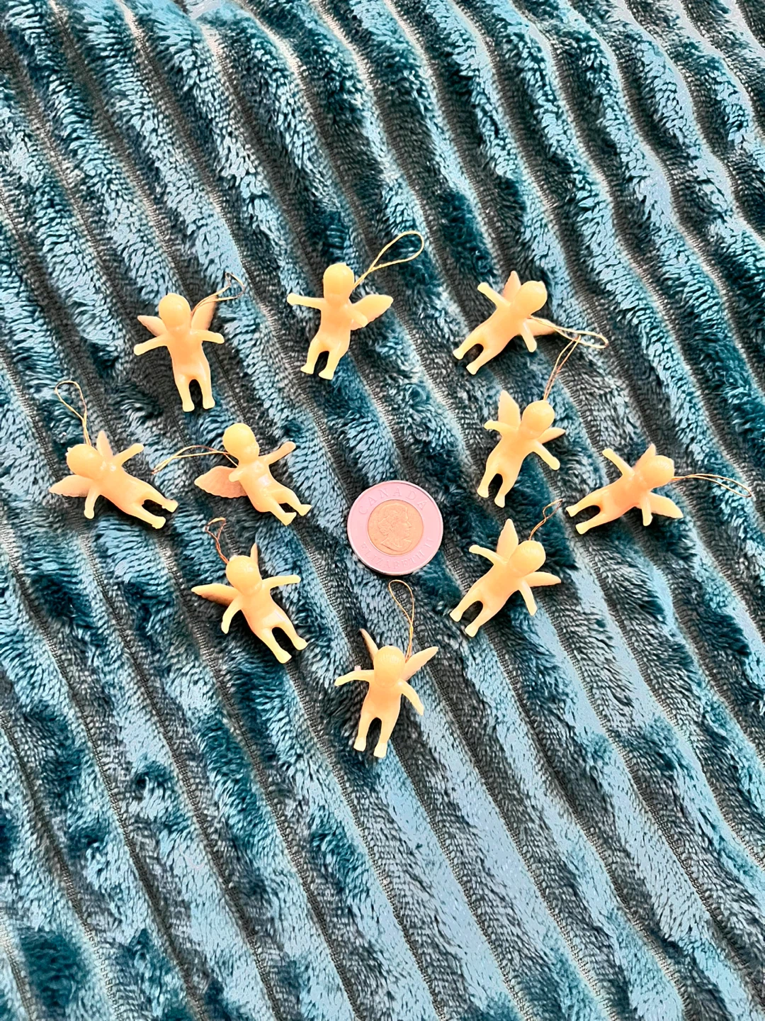 Tiny Vintage Angel Ornaments