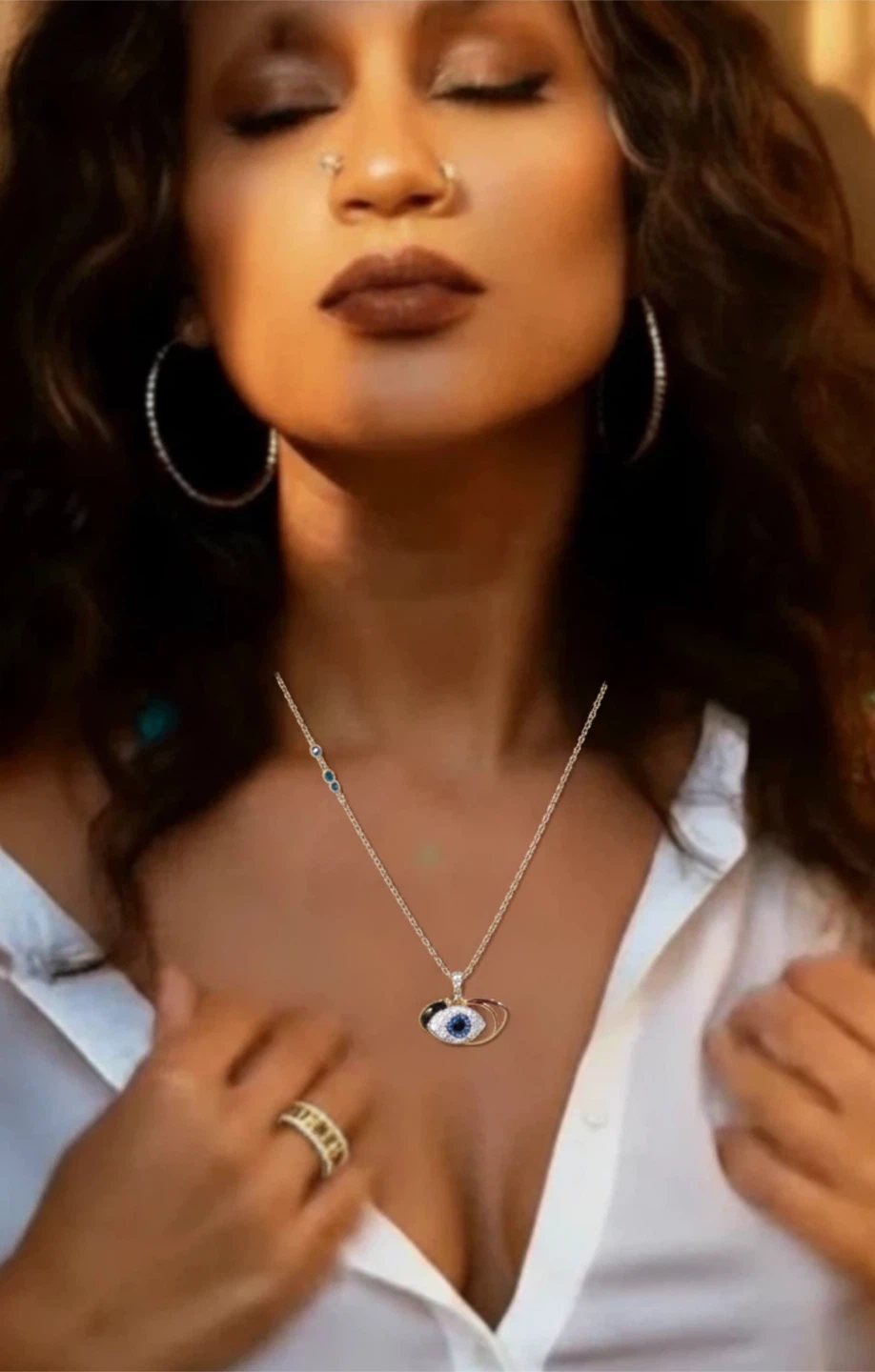 Swarovski Evil Eye Necklace - photo 3