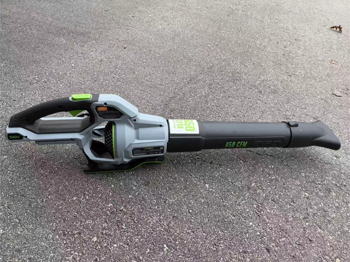 EGO 56V Cordless Leaf Blower - 650 CFM - photo 2