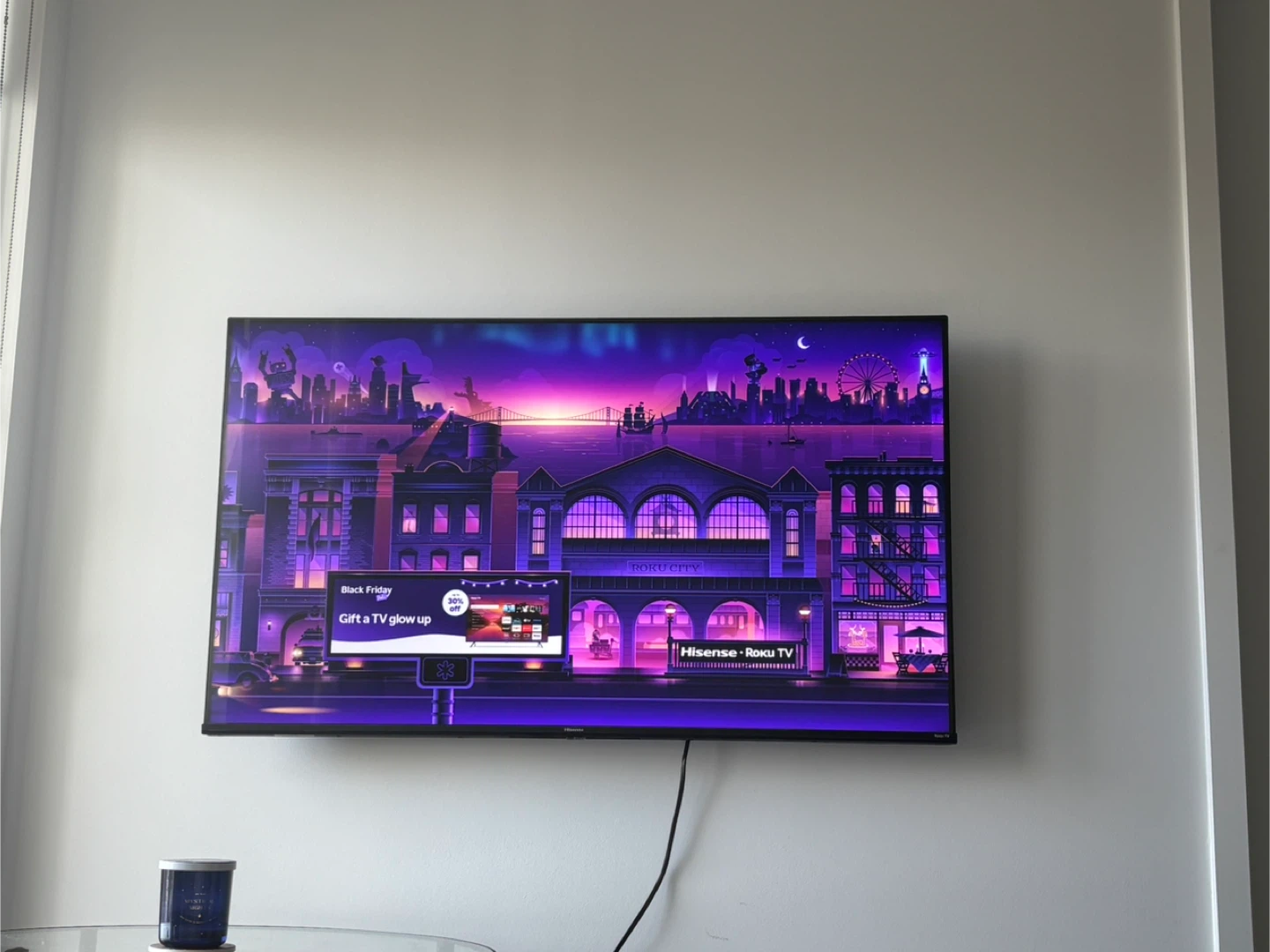 50 inch Hisense Roku smart TV