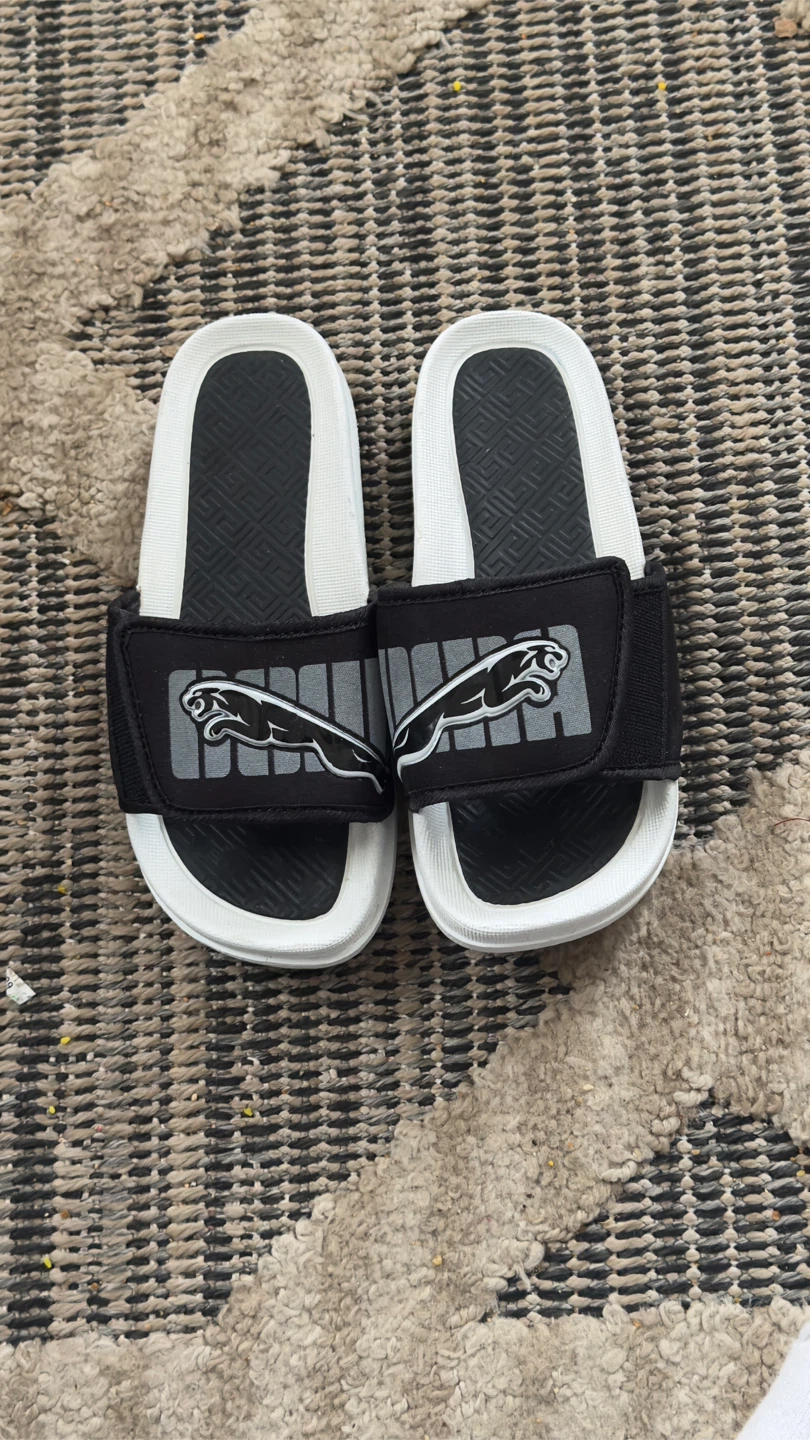 Puma Black & White Slides - Size 41 - photo 3