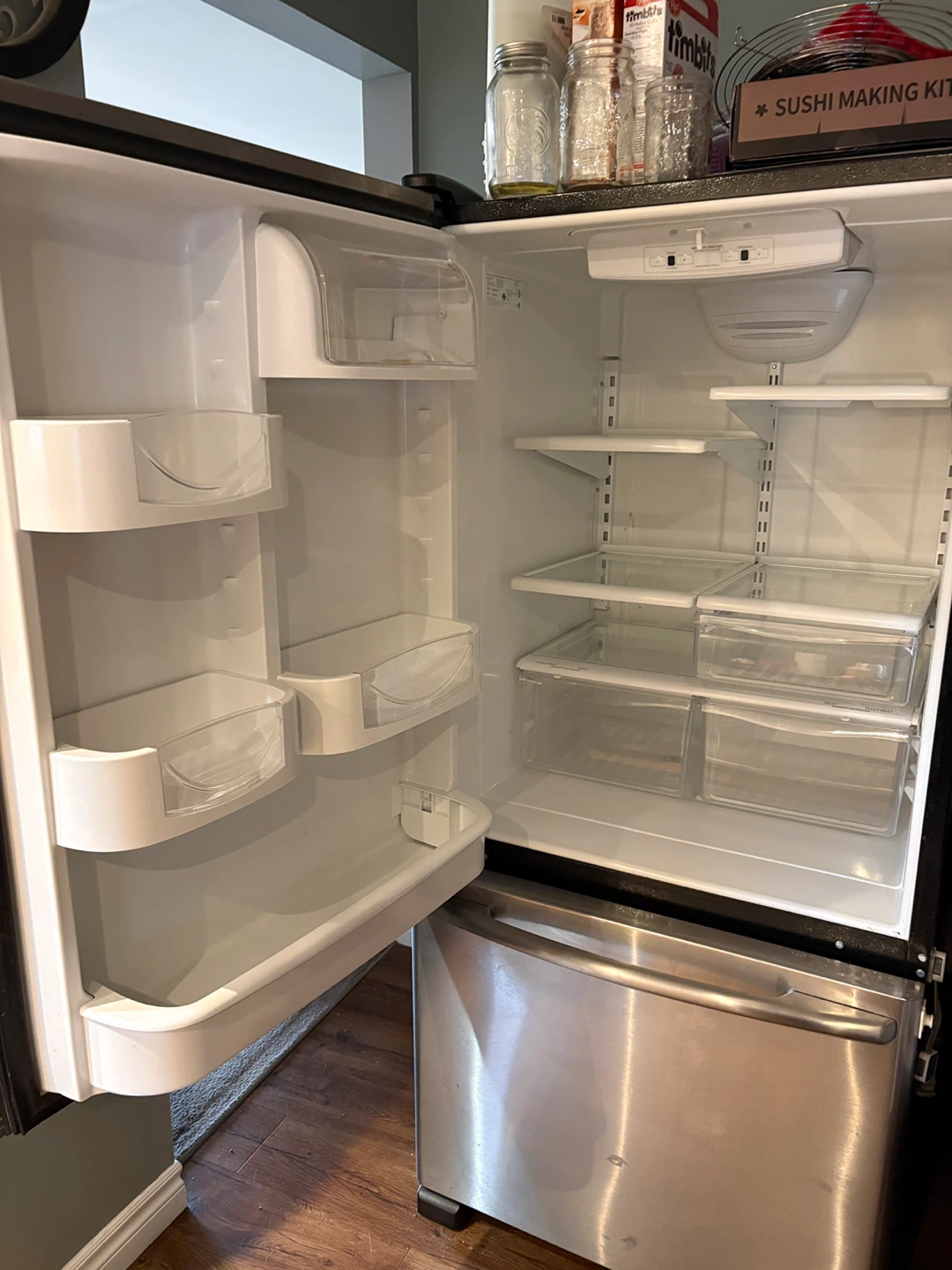 Maytag Stainless Steel Bottom Freezer Refrigerator - photo 2