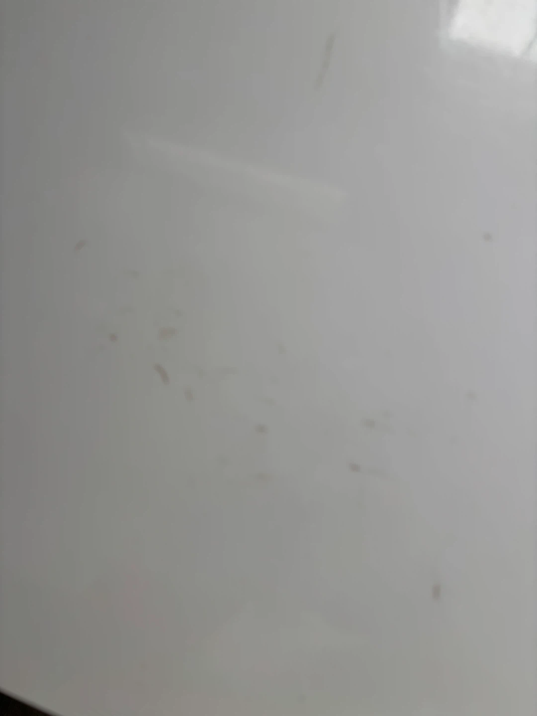 White Desk with Chrome Legs - photo 4