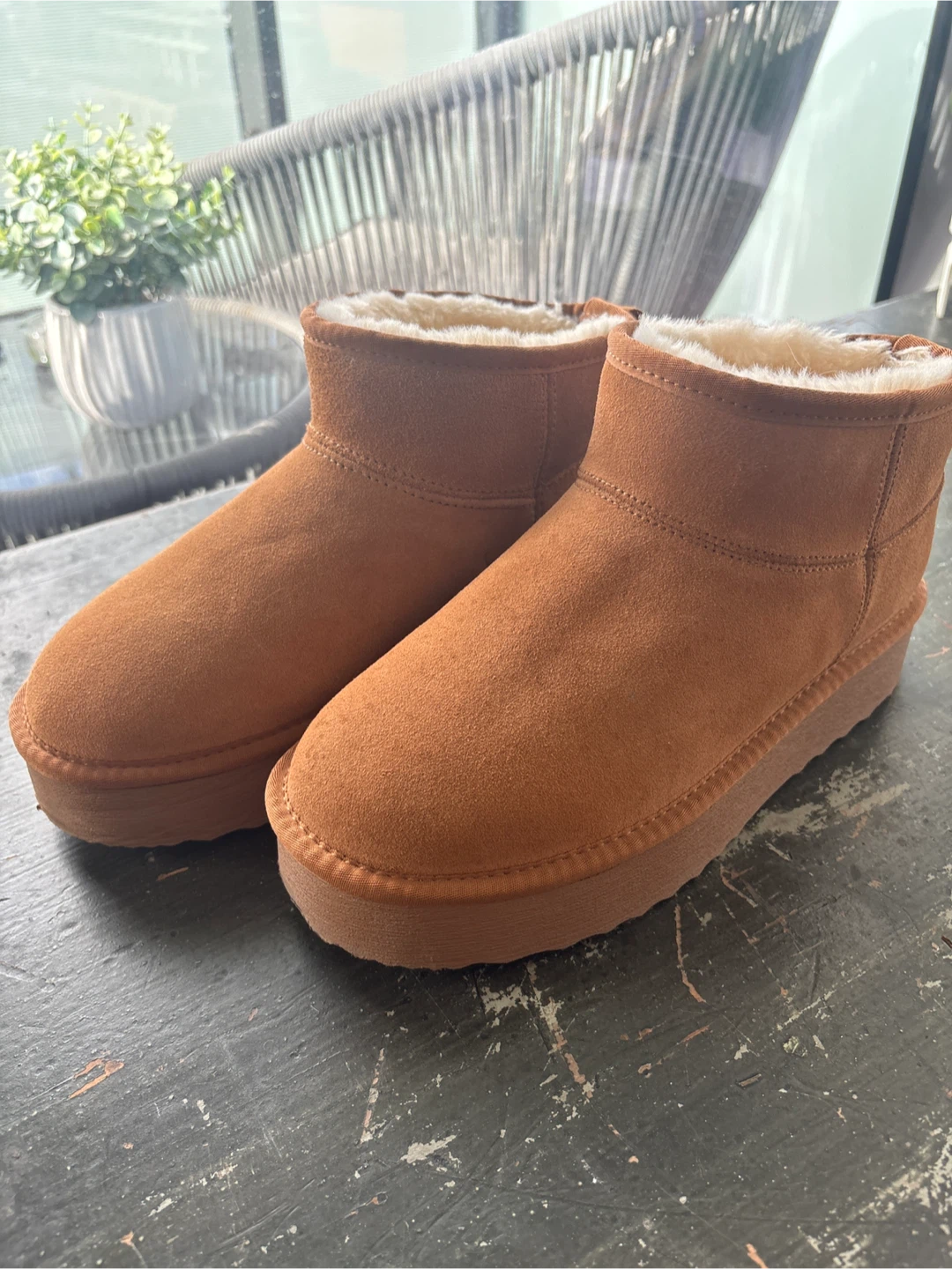 Steve Madden Suede Ankle Boots - Size 9