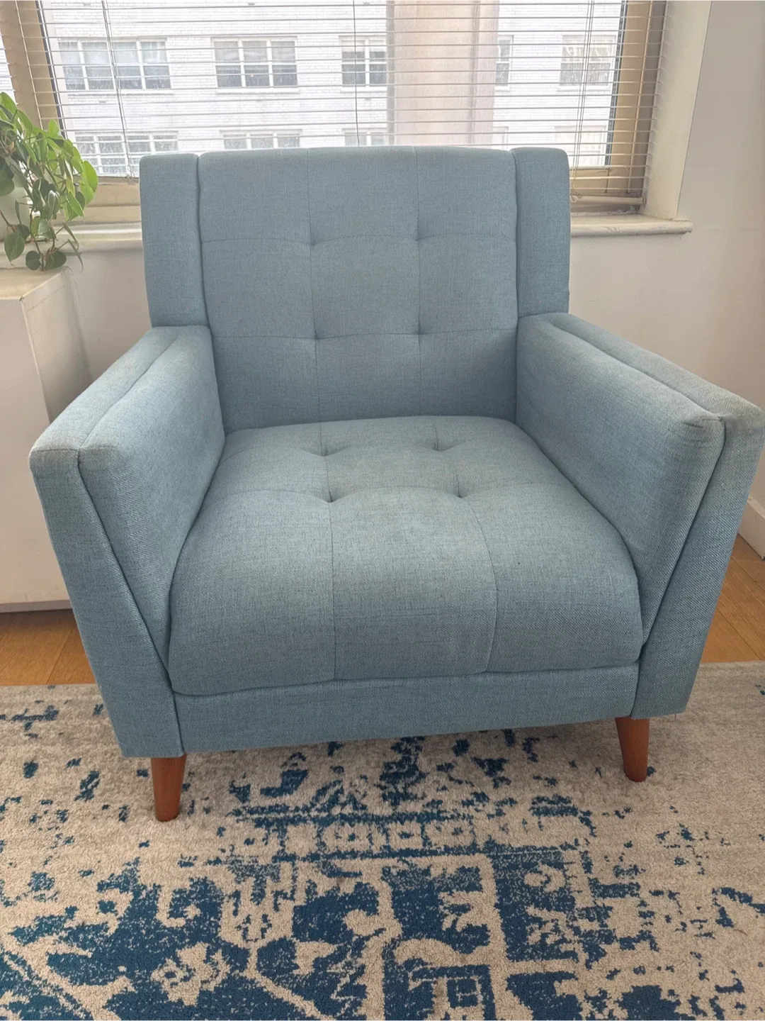 Light Blue Armchair