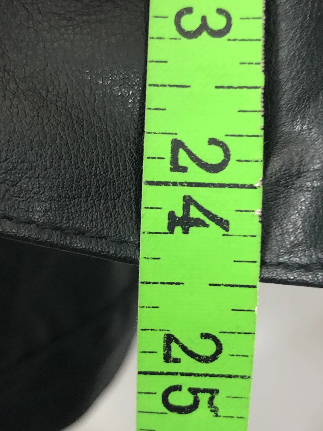Women’s Black Faux Leather Jacket. Size Medium. - photo 5