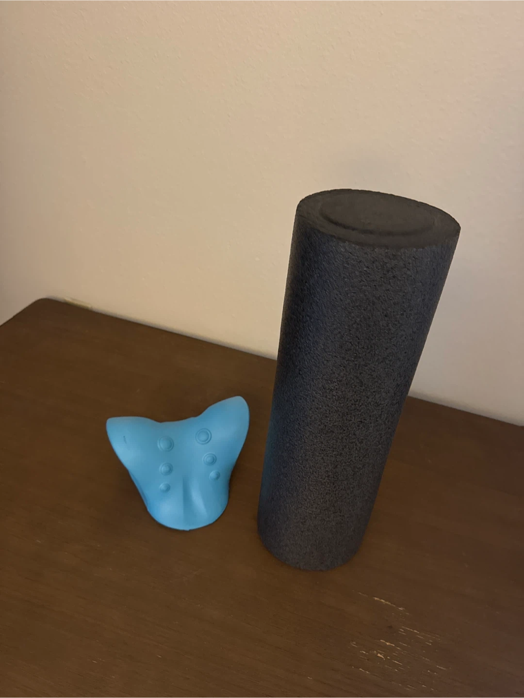 Foam Roller & Blue Neck Massager