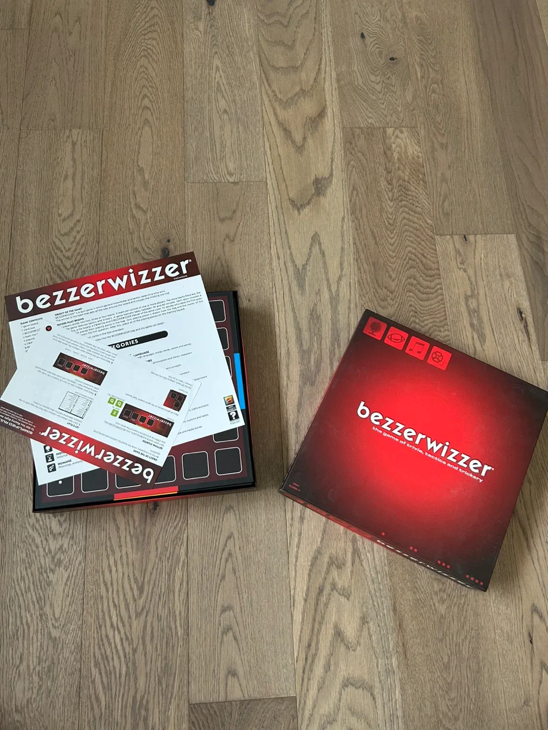 Bezzerwizzer Trivia Board Game - like new