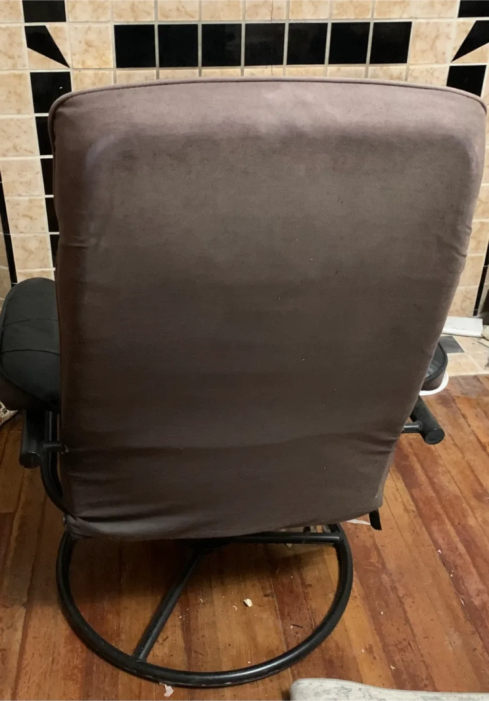 Black Leather recline Chair image indicator(3)