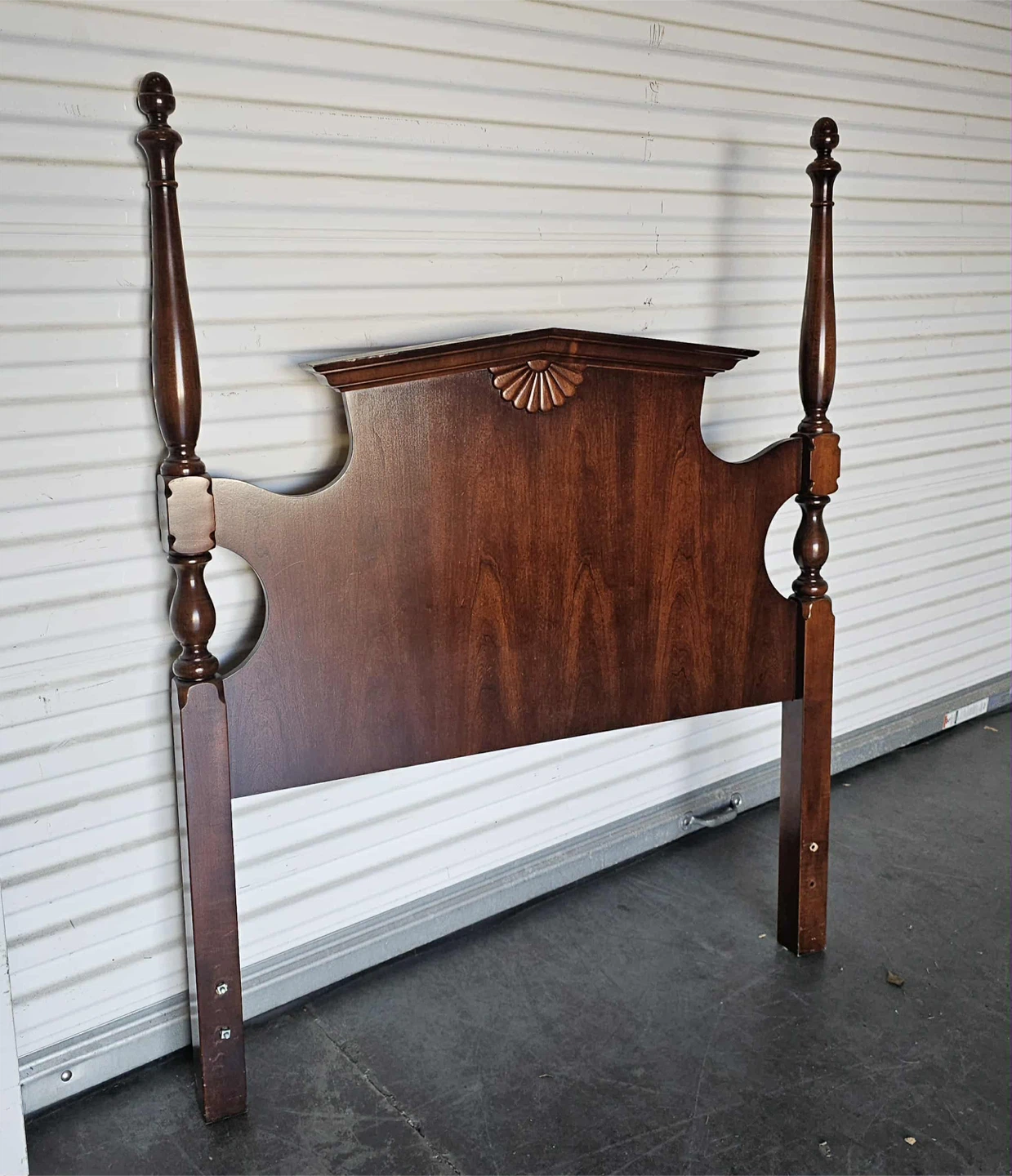 Solid Mahogany single size head board