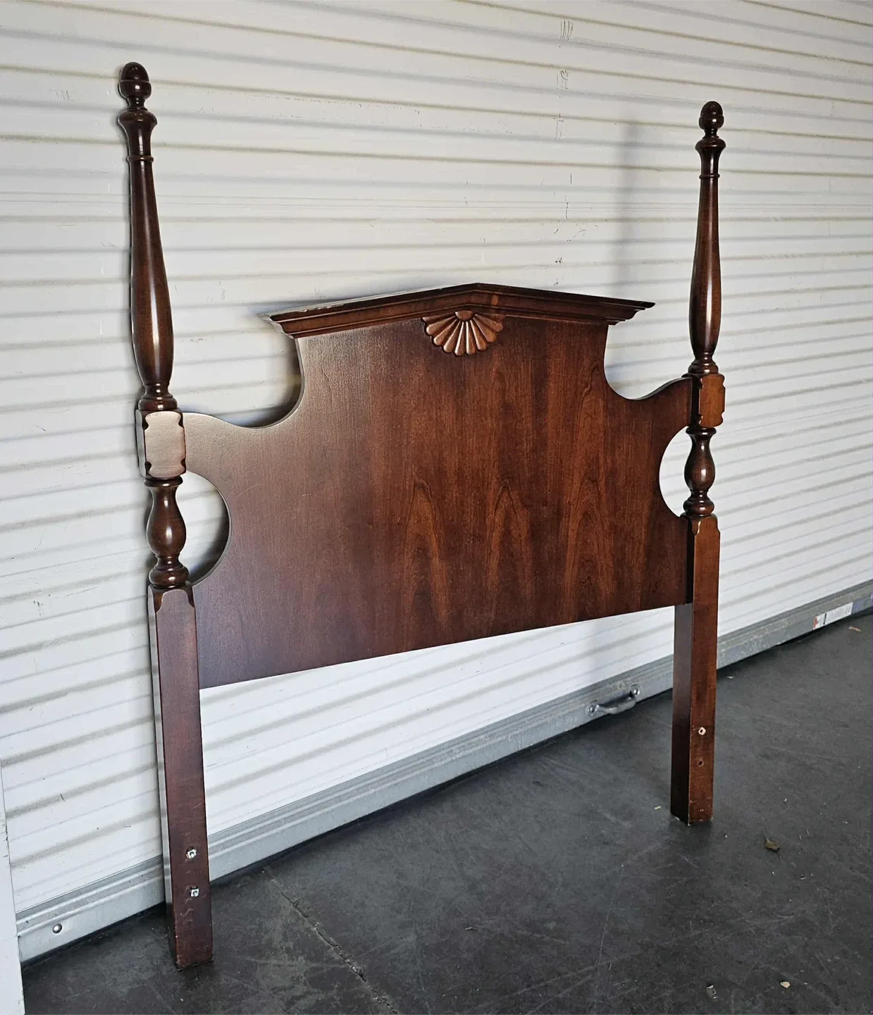 Solid Mahogany single size head board