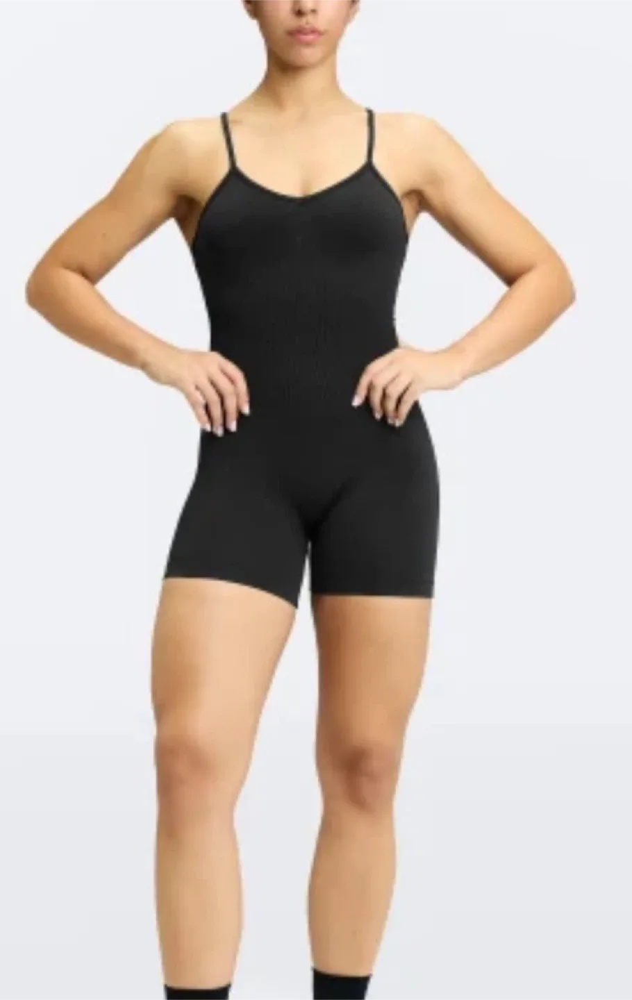 Black Bodysuit Shapewear - Size L