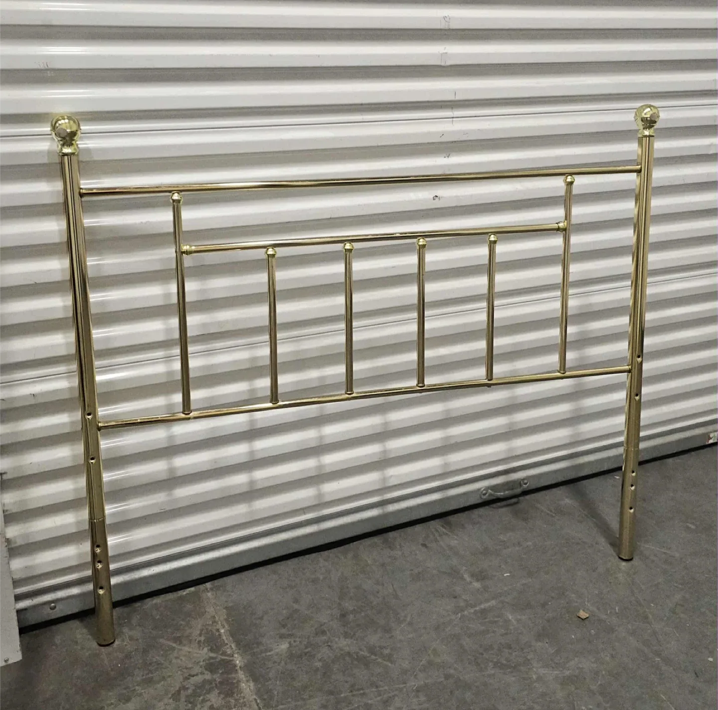 Vintage brass songle headboard