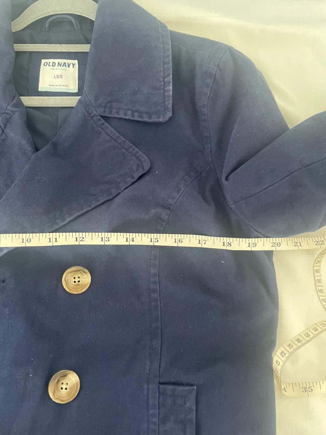 Old Navy Navy Blue Jacket - Size L image indicator(3)