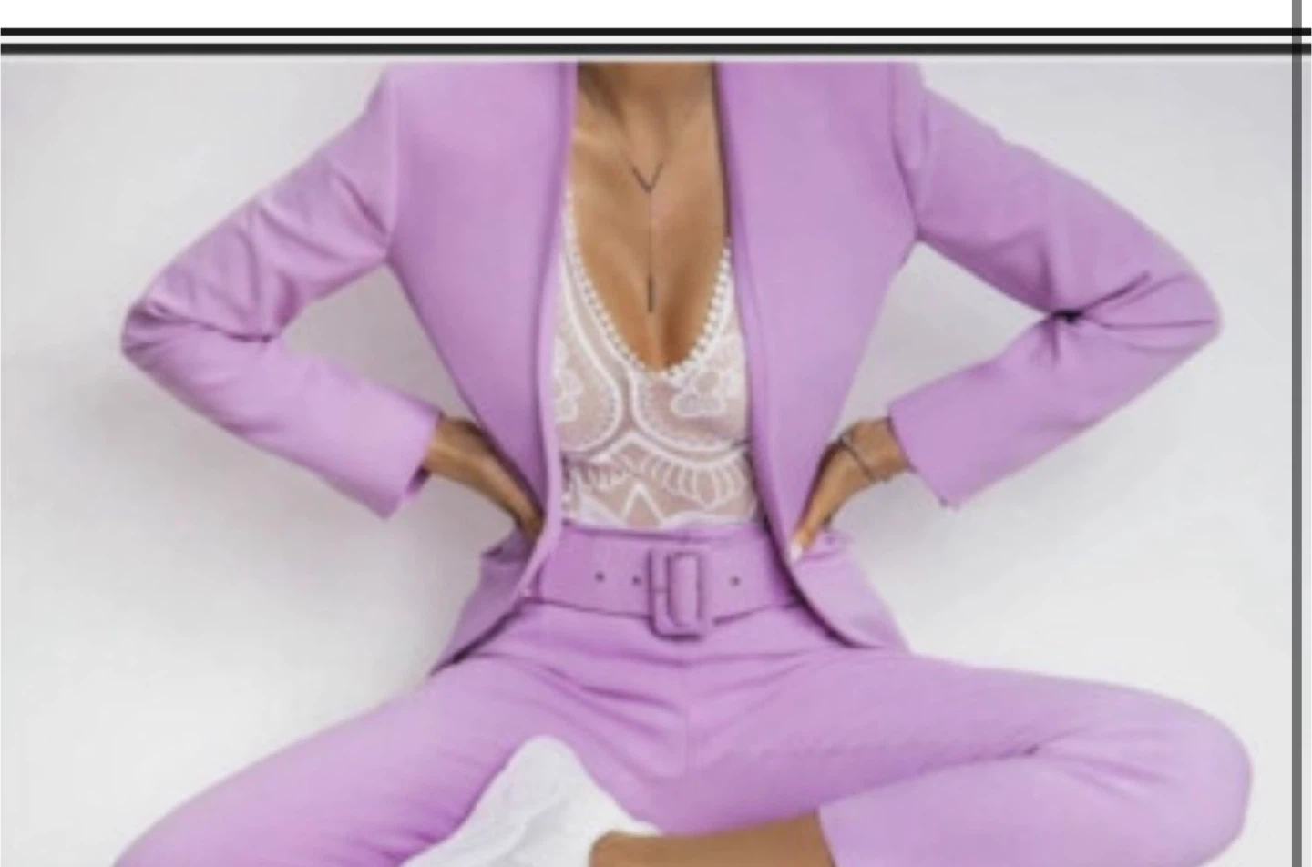 Zara Lilac Blazer - Size Medium - photo 2