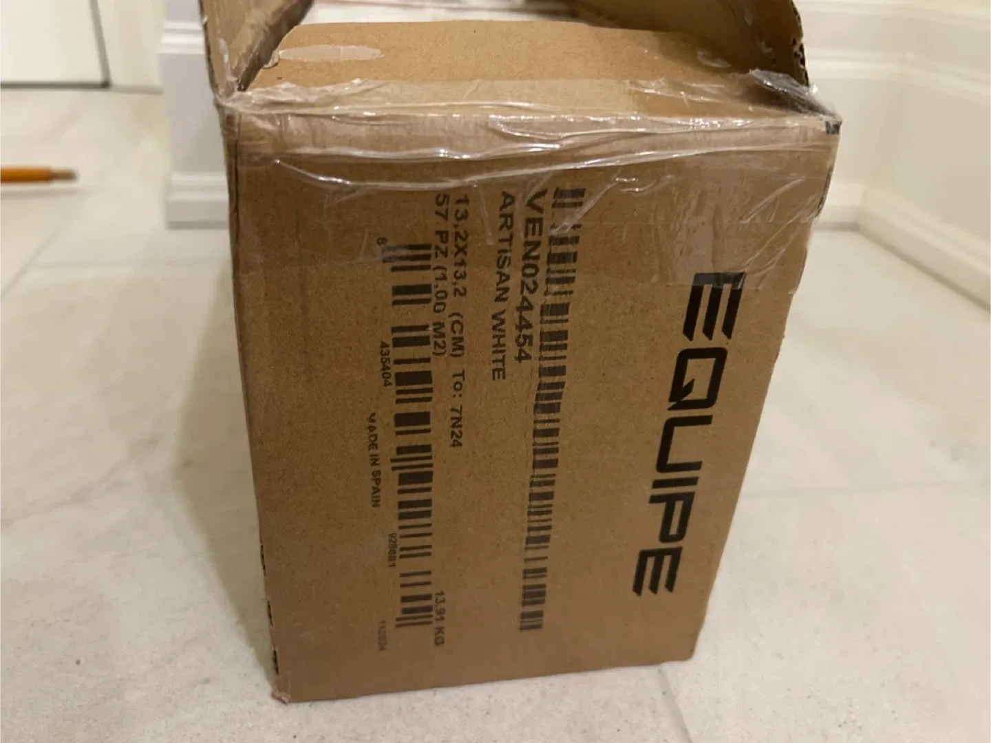 NEW Tiles Artisan White Square - 1 box image indicator(3)