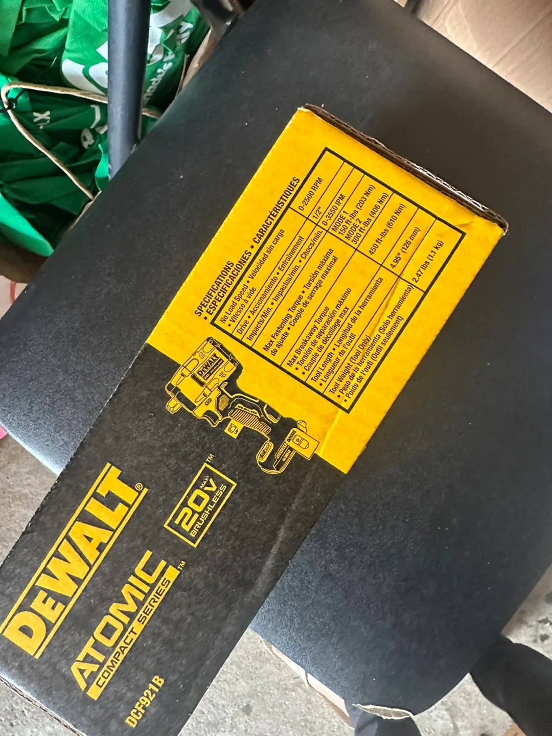 DeWalt Atomic Impact Wrench DCF921B - New in Box! image indicator(2)