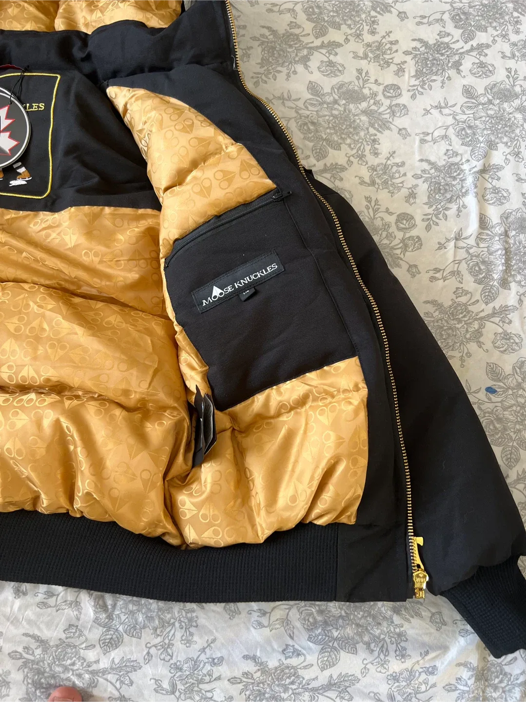 New Moose Knuckles Bomber Jacket - Black image indicator(5)