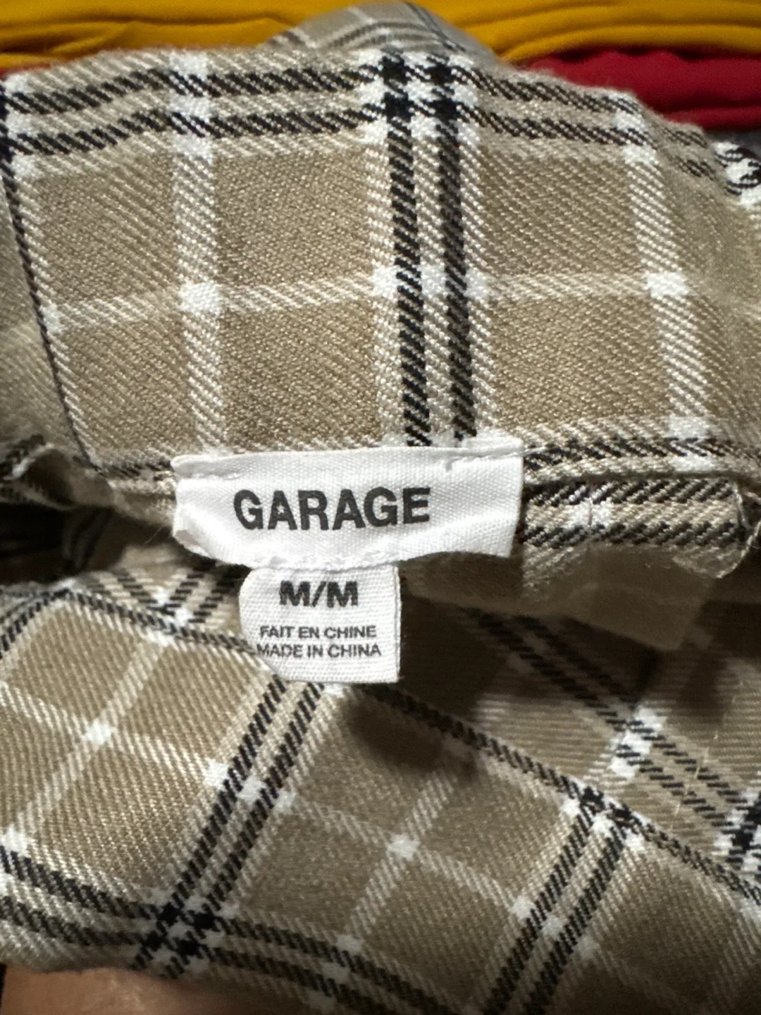 Garage Plaid Skirt - Size M