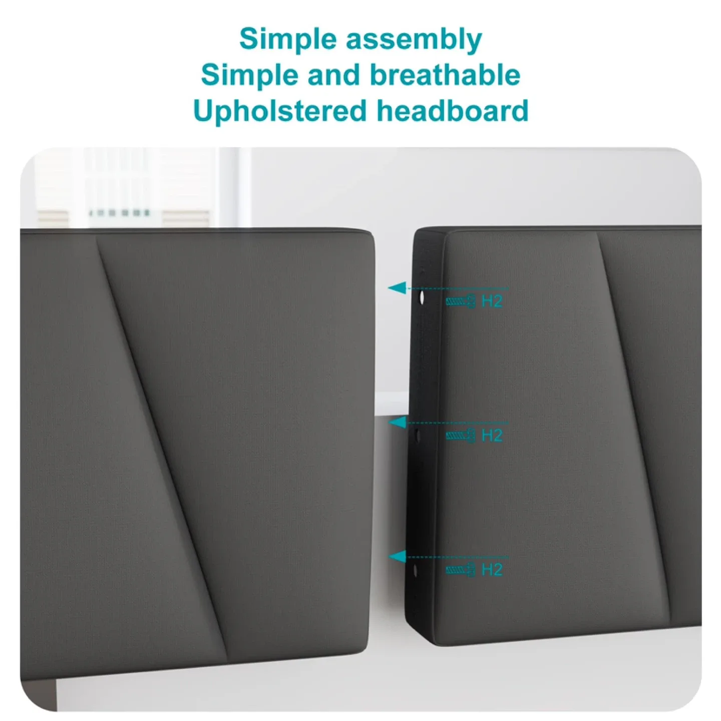 Queen Bed Frames with Upholstered Headboard image indicator(4)