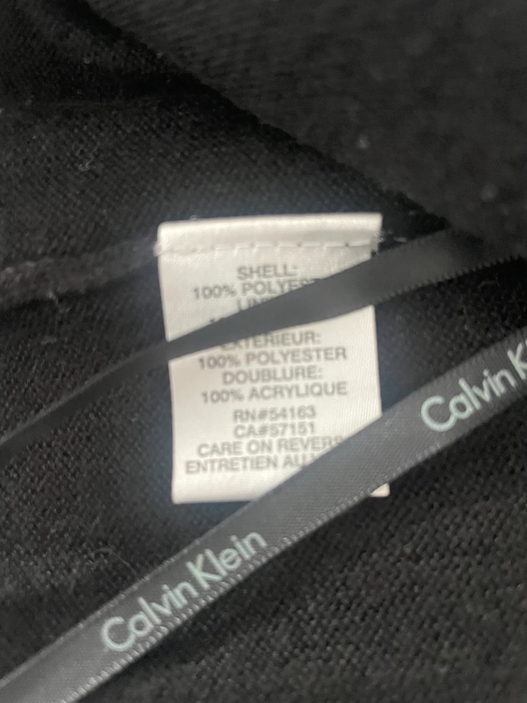 Calvin Klein Black Faux Fur Jacket 1TG/1X - photo 4