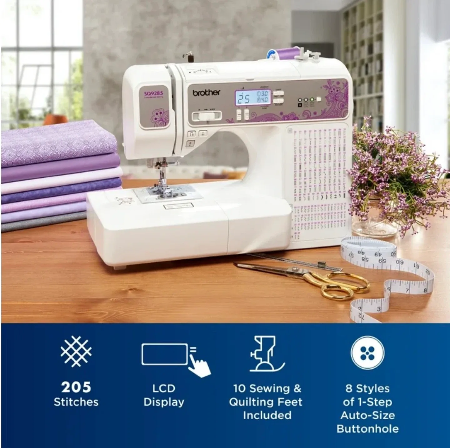 Brother SQ9285 Sewing & Quilting Machine image indicator(3)