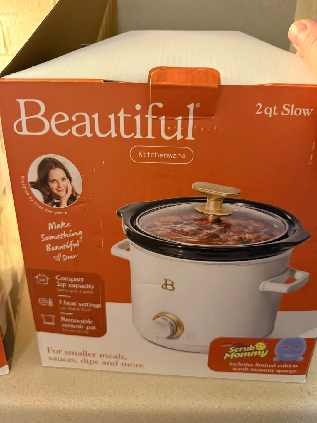 New Beautiful 2 qt Slow Cooker - Starry Night Blue