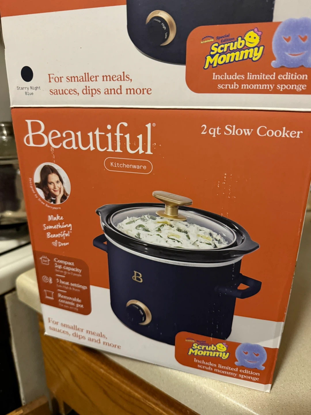 New Beautiful 2 qt Slow Cooker - Starry Night Blue - photo 4