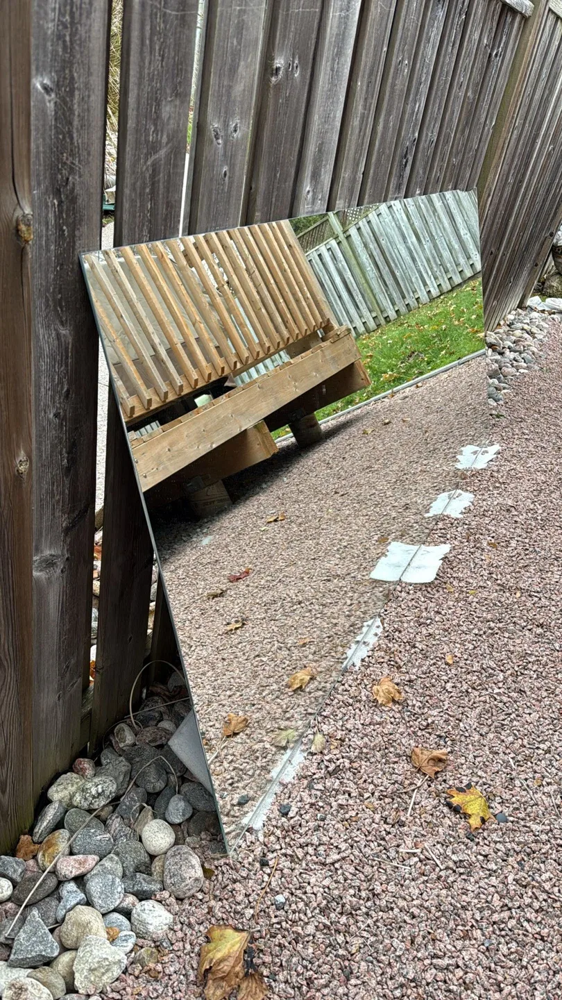 Rectangular Frameless Mirror