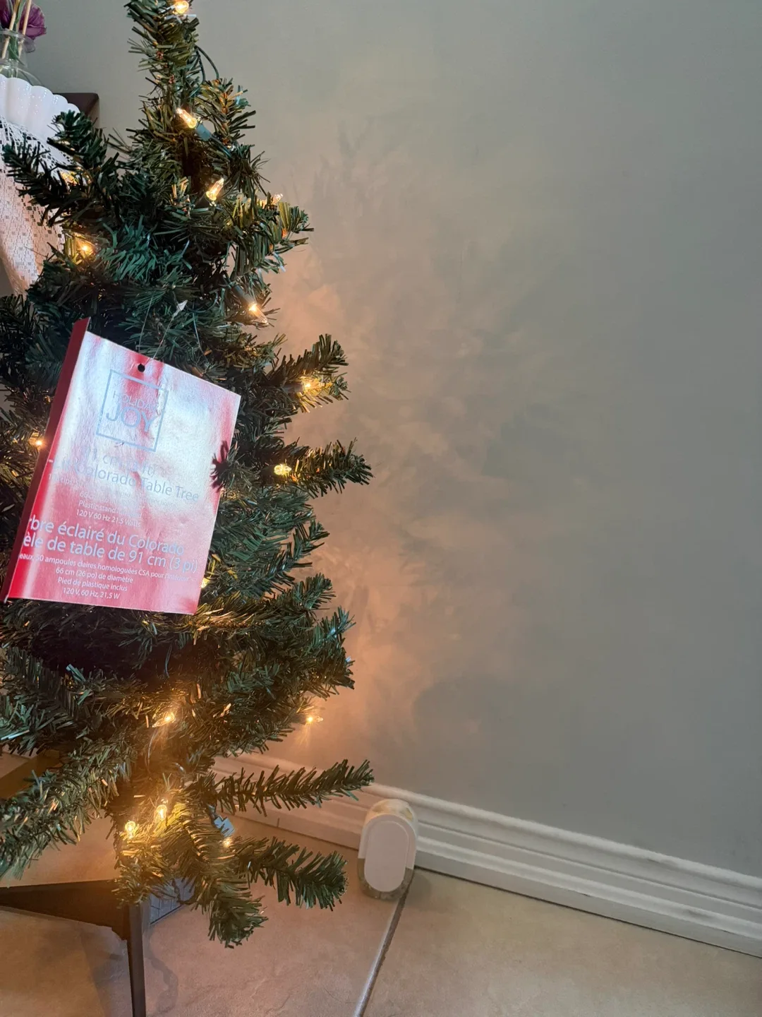 Holiday Joy Pre-Lit Colorado Table Tree - 3 ft