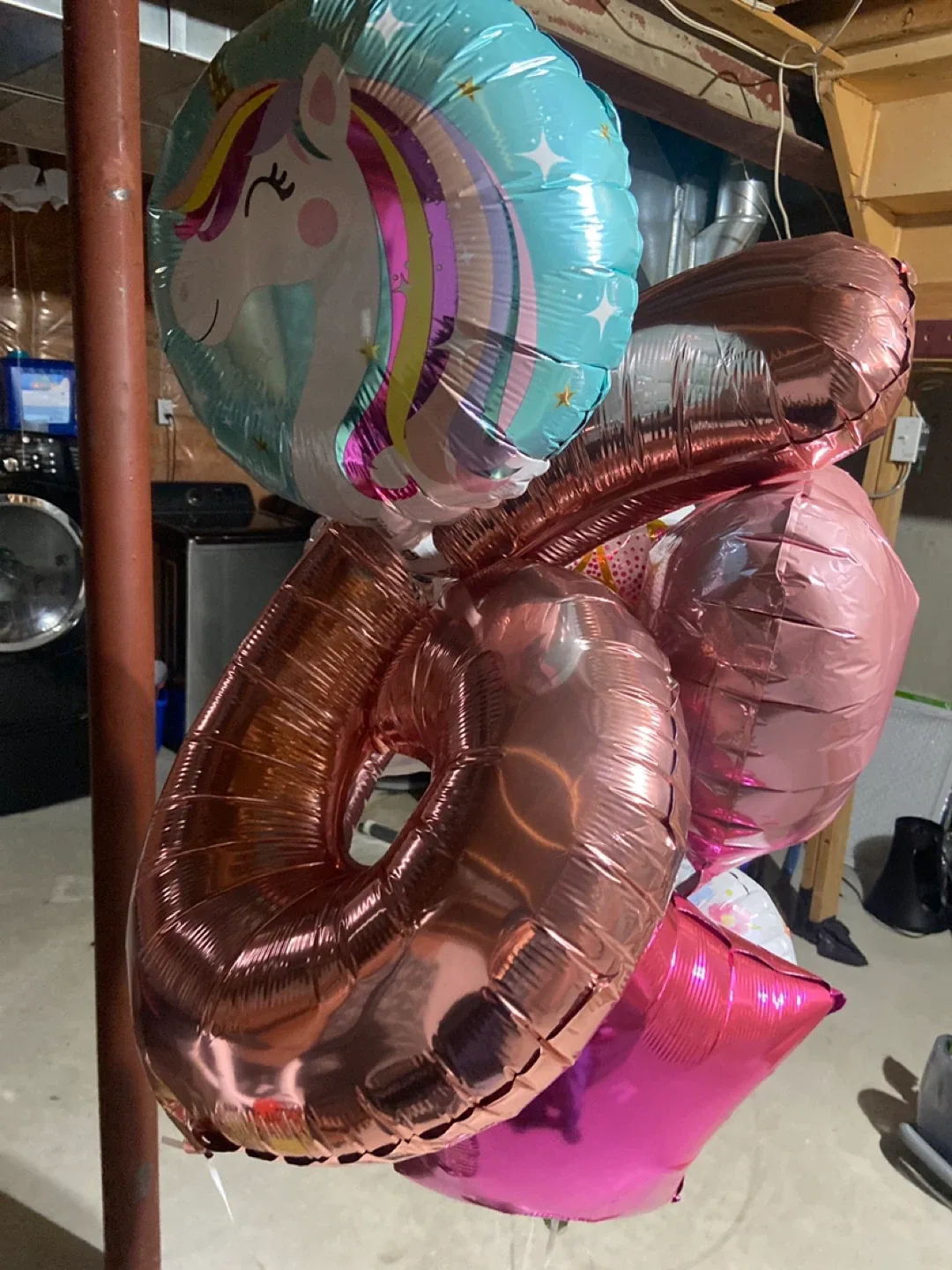 Party Balloons - Unicorn, Crown, Hearts image indicator(2)