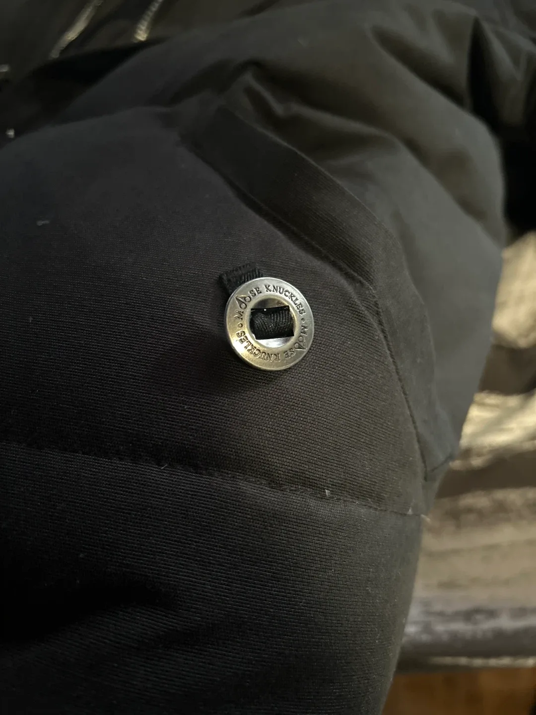 Moose Knuckles Black Down Parka - Size L image indicator(3)