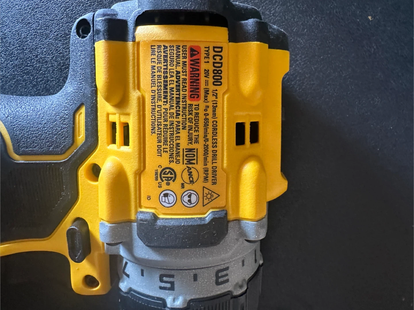 DeWalt DCD800 20V Cordless Drill Driver - photo 2