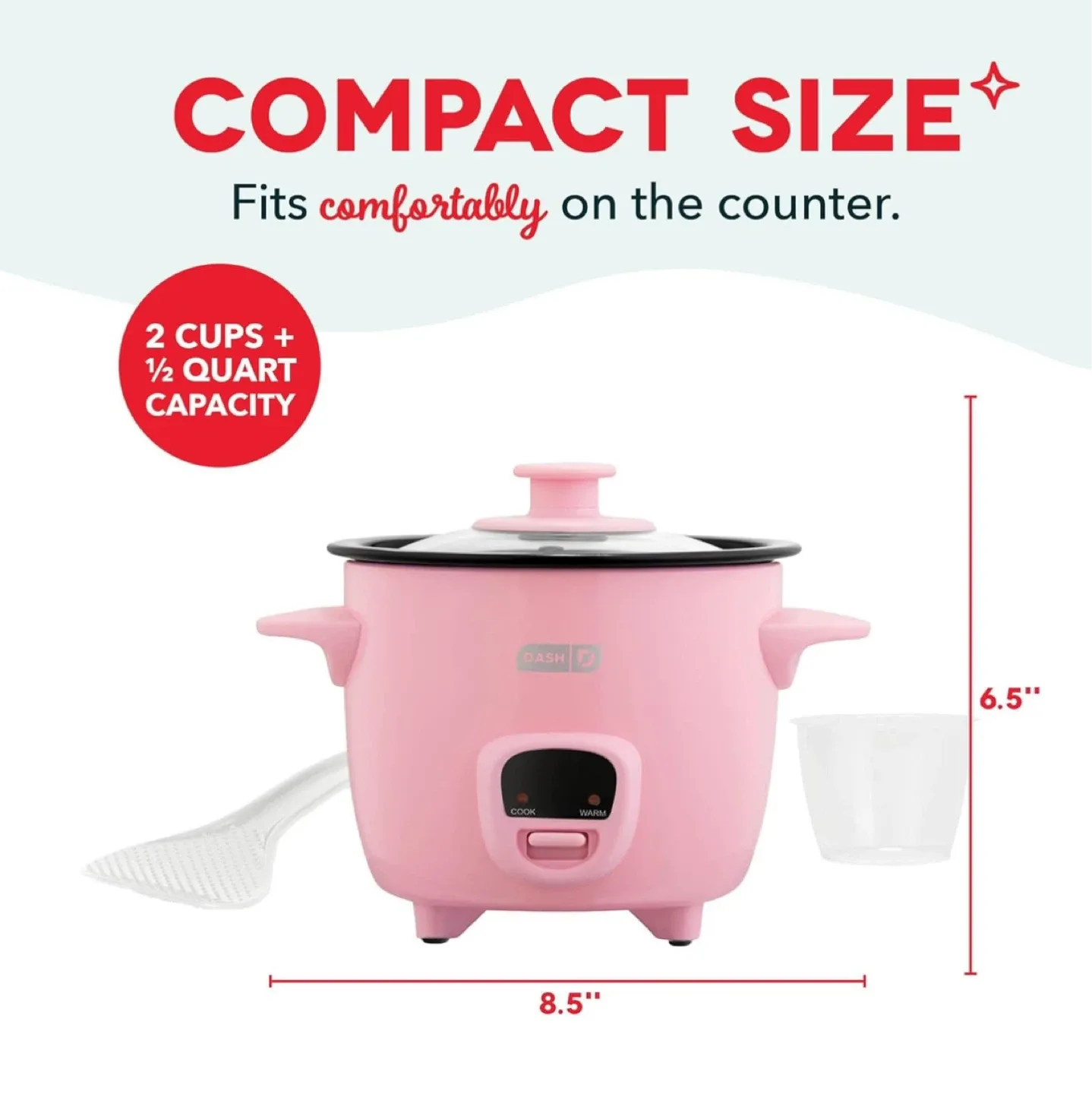 Dash Mini Rice Cooker / Steamer image indicator(2)