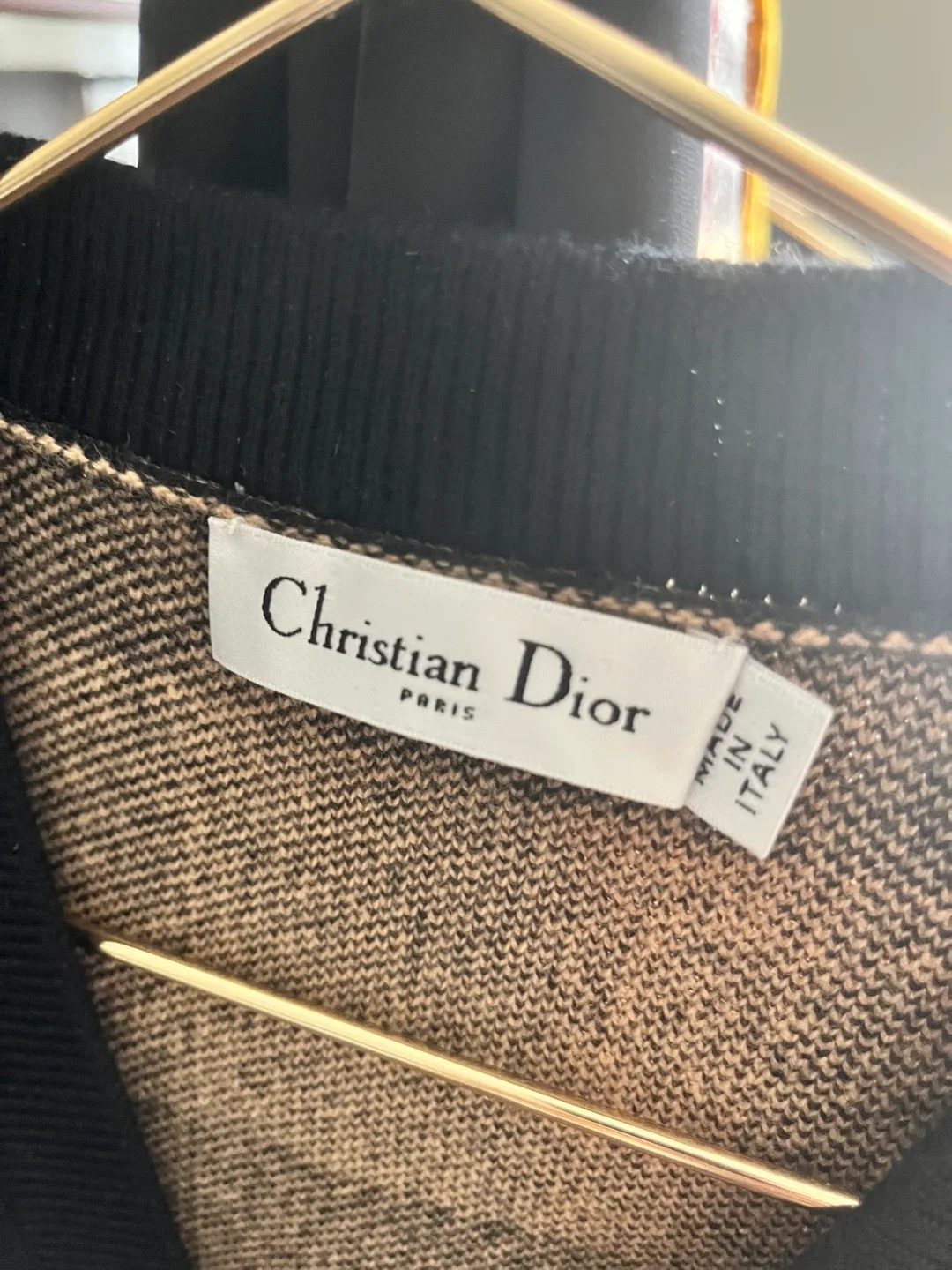 Christian Dior Cardigan - Beige & Black image indicator(2)