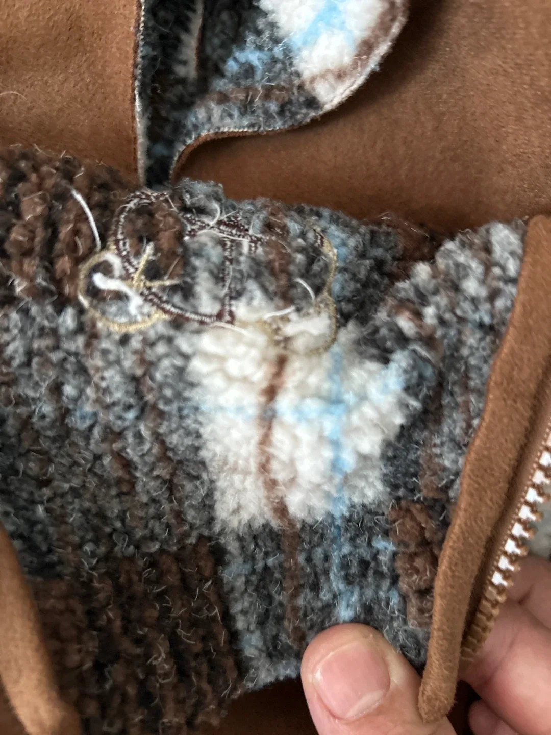 La Petit Rothschild 0/6M Brown Snowsuit image indicator(3)