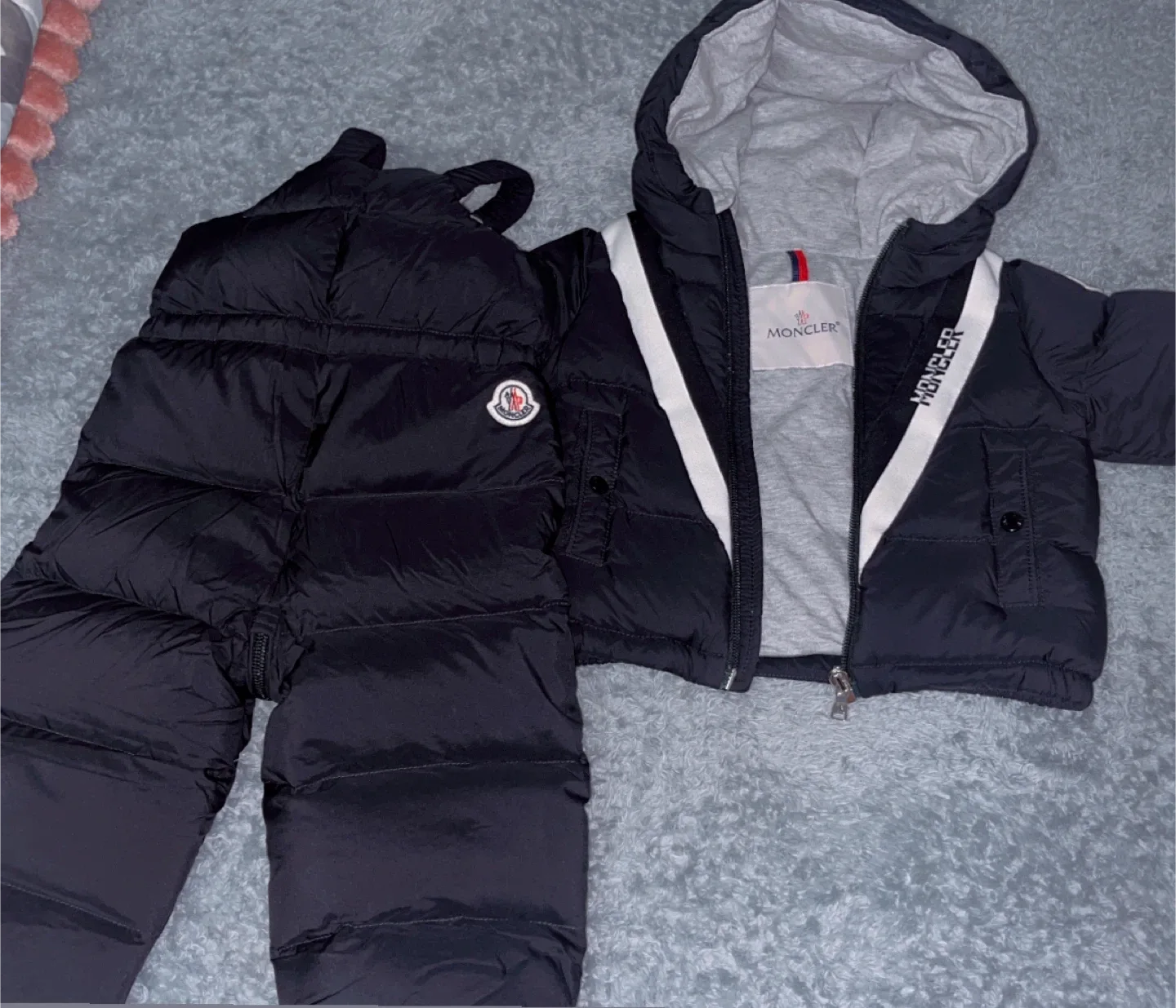 Moncler Baby Snowsuit Set