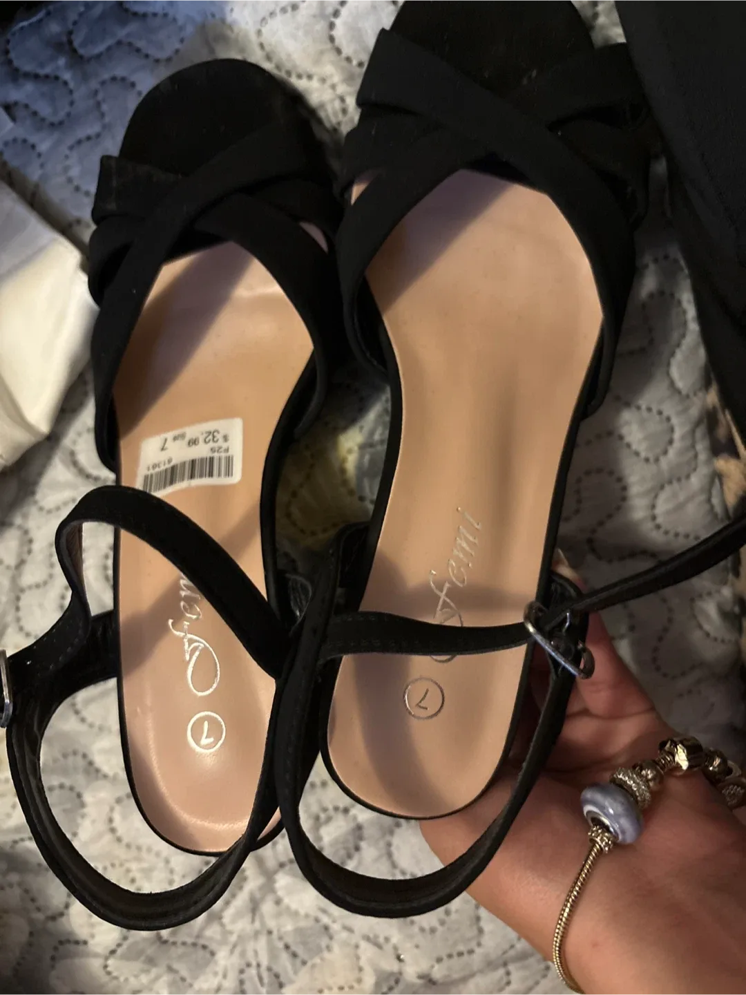 Femi Black Heels - Size 7