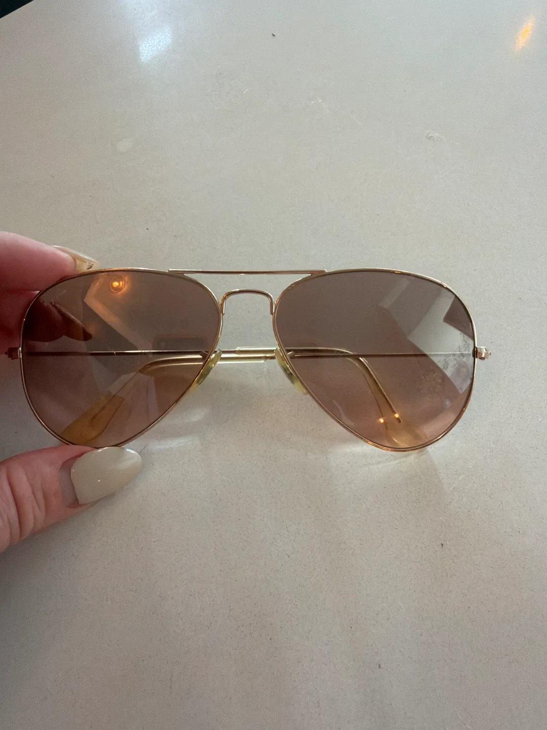 Ray-Ban Aviator Sunglasses - Gold Frame