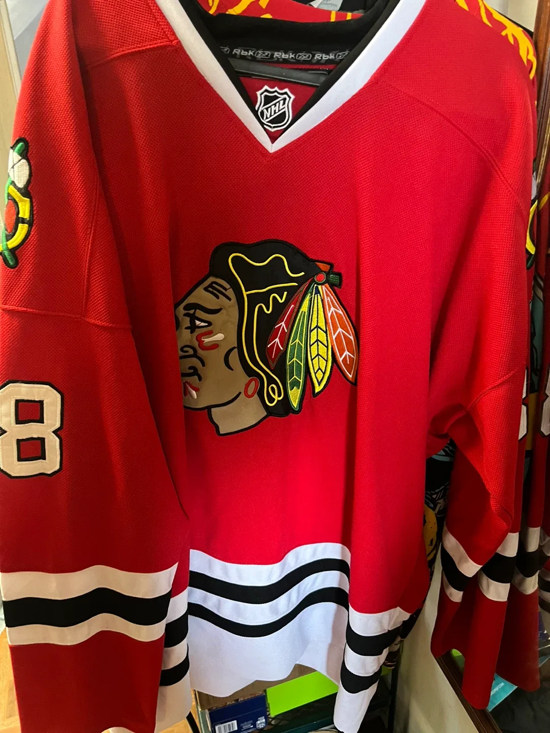 Reebok NHL Chicago Blackhawks Kane #88 Jersey
