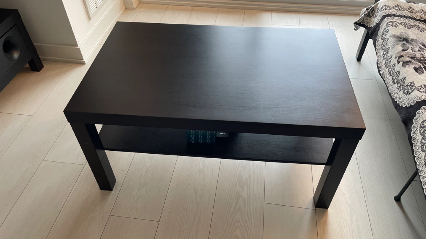 IKEA Lack Black Coffee Table - photo 2