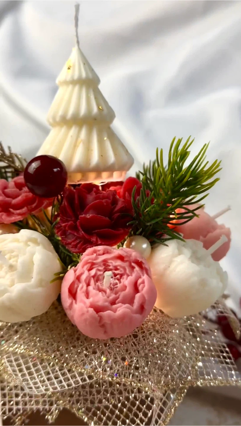 Handmade Decorative Candle Bouquet - photo 4