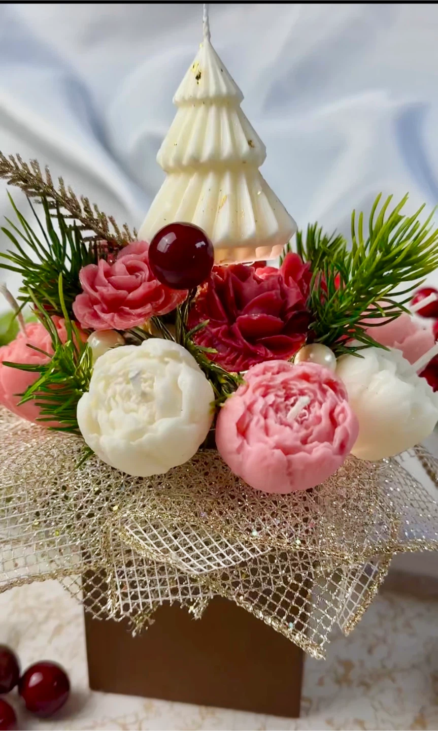 Handmade Decorative Candle Bouquet - photo 3