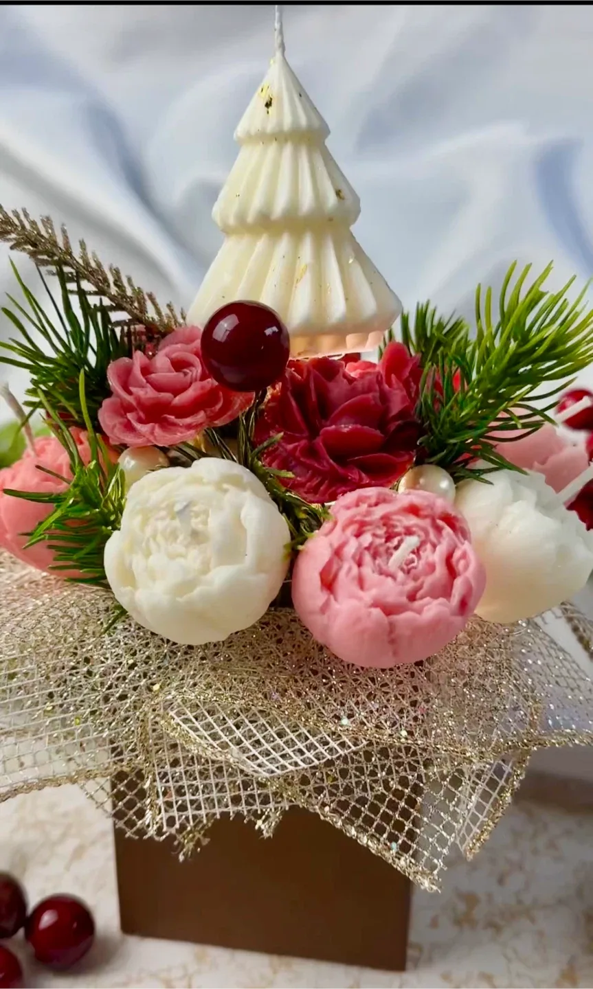 Handmade Decorative Candle Bouquet image indicator(3)