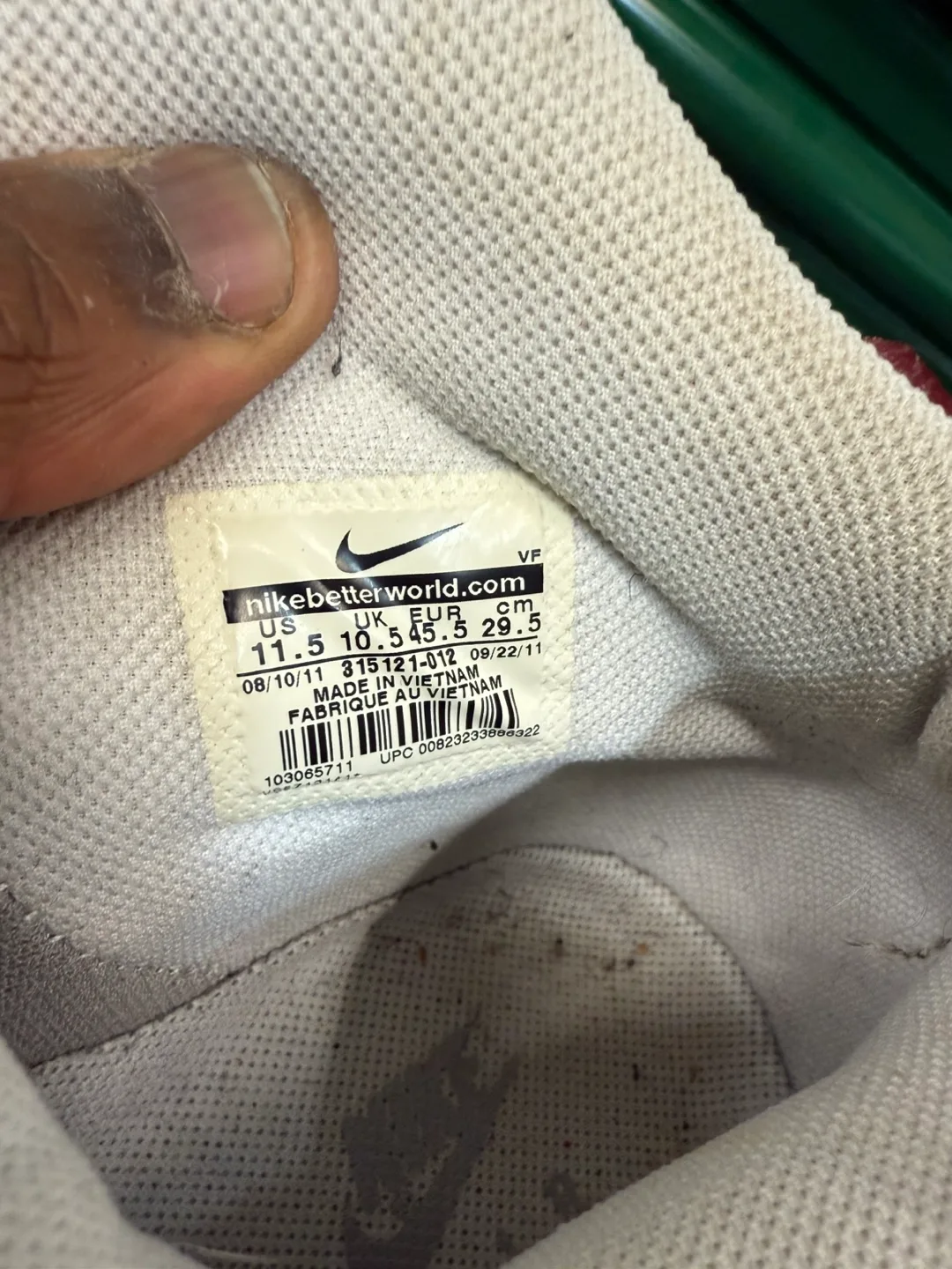 Nike Air Force 1 High '07 Shoes - Size 11.5 image indicator(5)