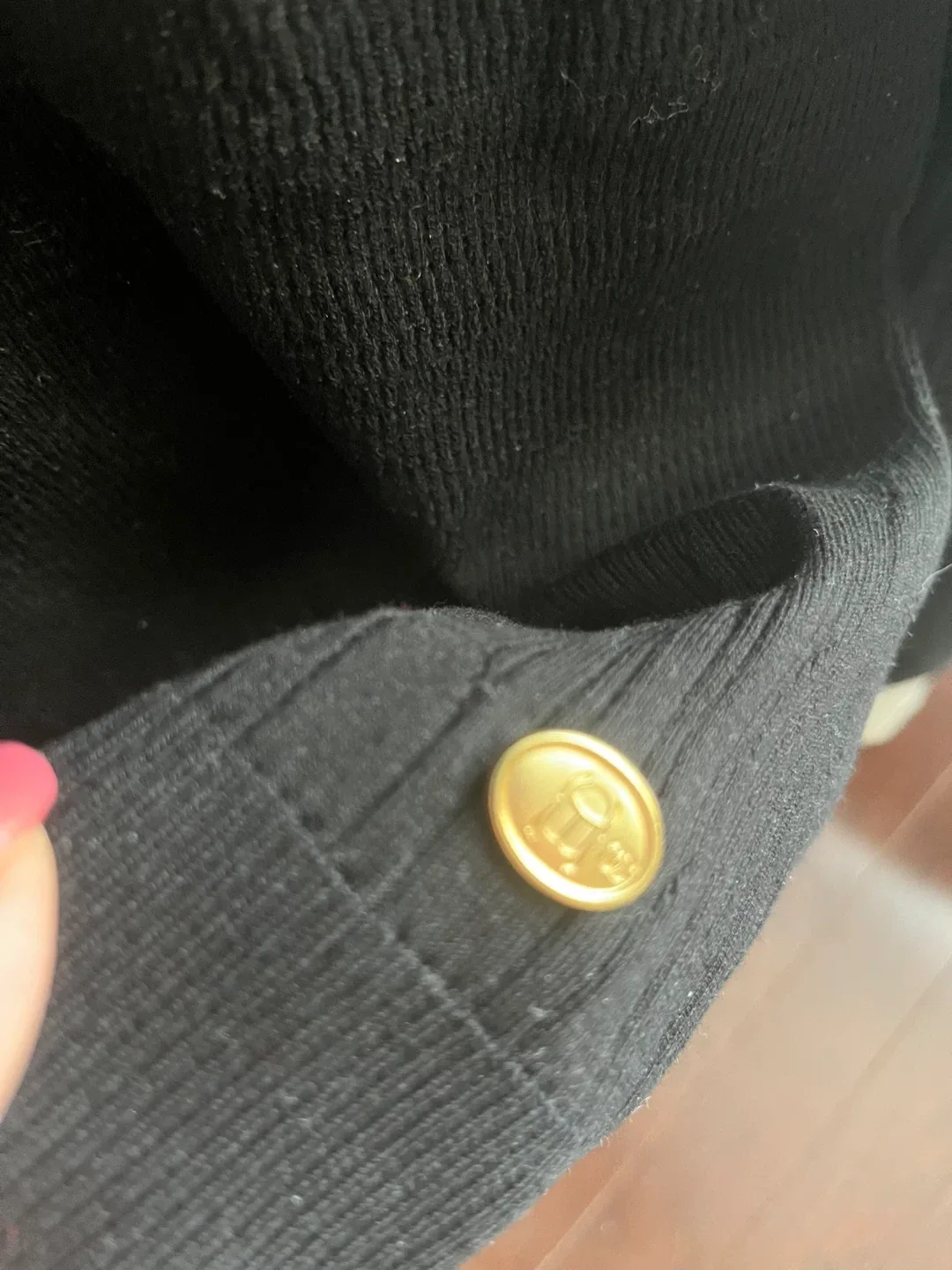 St. John Collection Black Knit Sweater - Size M image indicator(2)